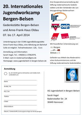 Ausschreibung IWC Bergen-Belsen 2014-2